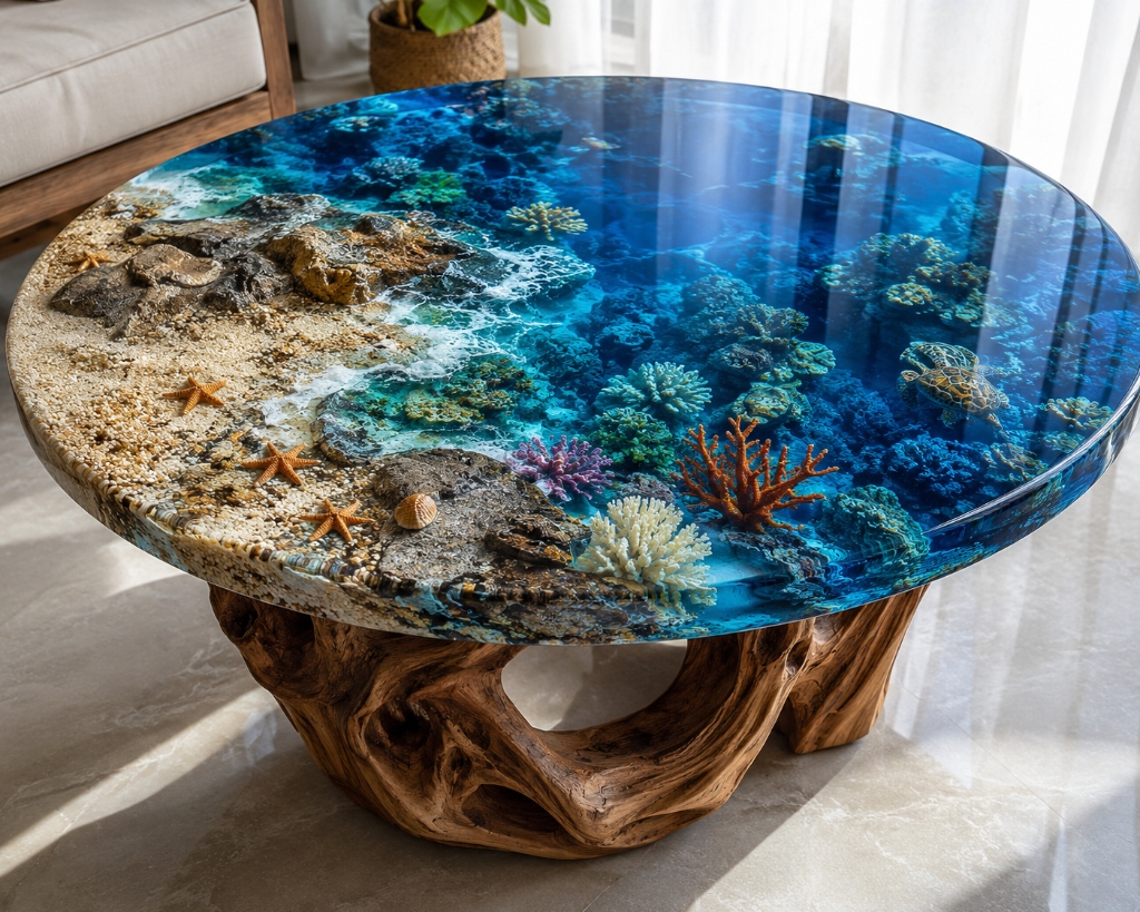 Epoxy River Dining Tables
